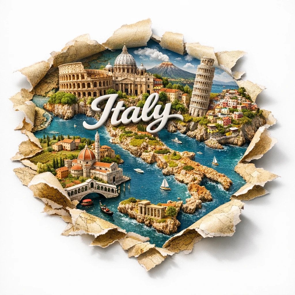 Create a 4:5 poster with a miniature 3D model of New York City, featuring the Statue of L...