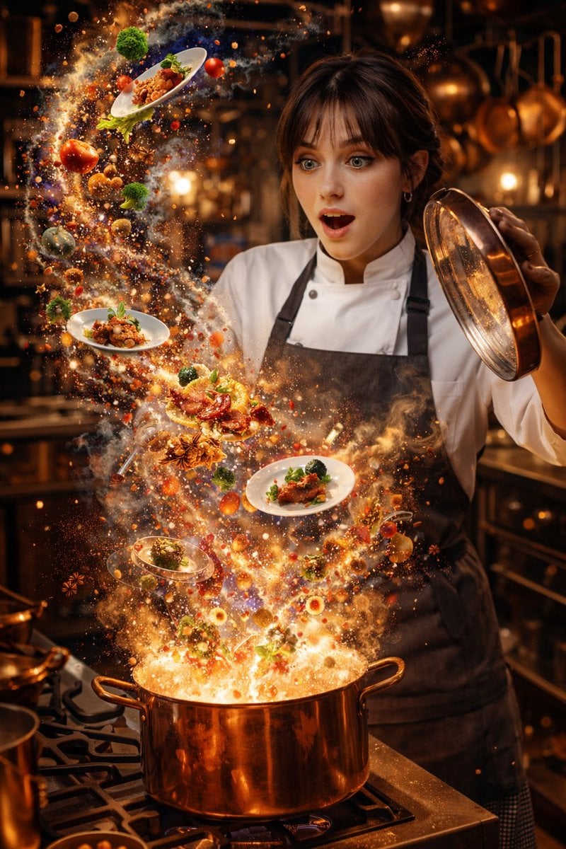A hyper-realistic, high-speed commercial photograph featuring a man with uploaded face as...