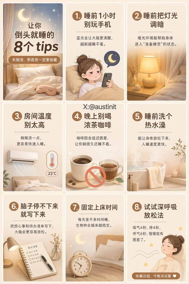 生成一张适合小红书发布的 3:4 竖版九宫格海报,整体为 3列 × 3行 排版,九个宫格边界清晰,方便后期直接切割成 9 张单图发布。整体风格干净、高级、统一,适合女性向健康生活...