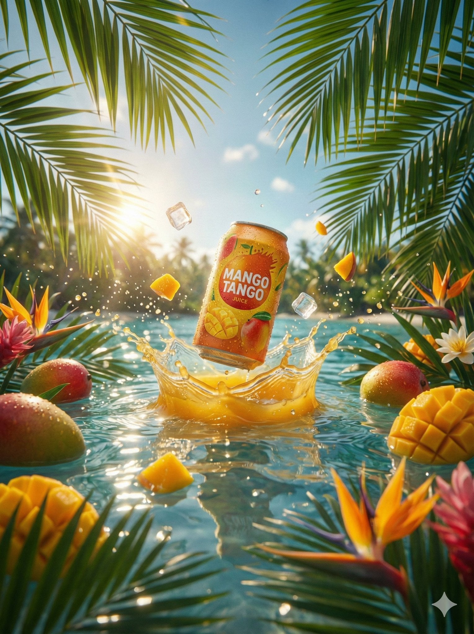 A hyper-realistic commercial product photography shot of a condensation-covered beverage ...