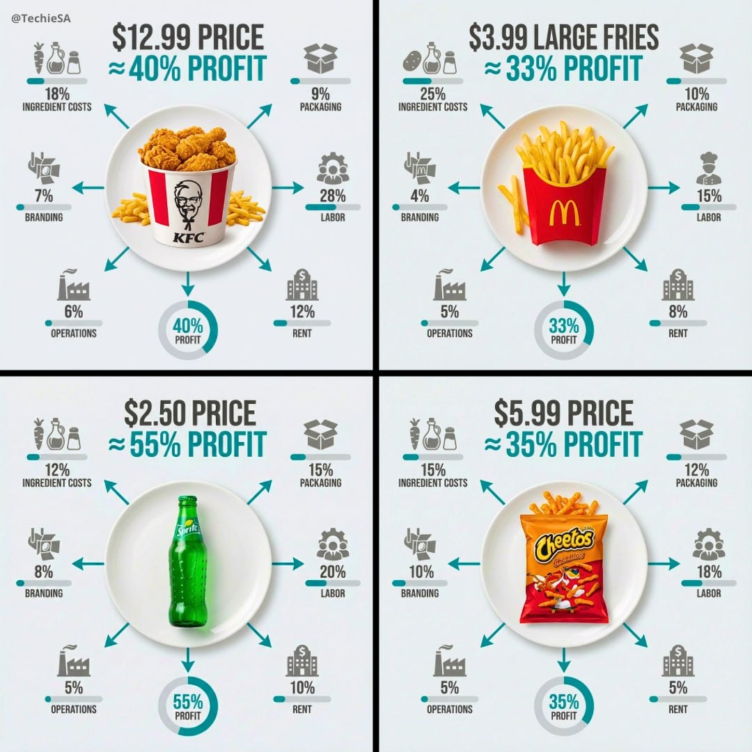 Ultra-clean top-down (90° flat lay) infographic. Centered white plate or cup on a light b...